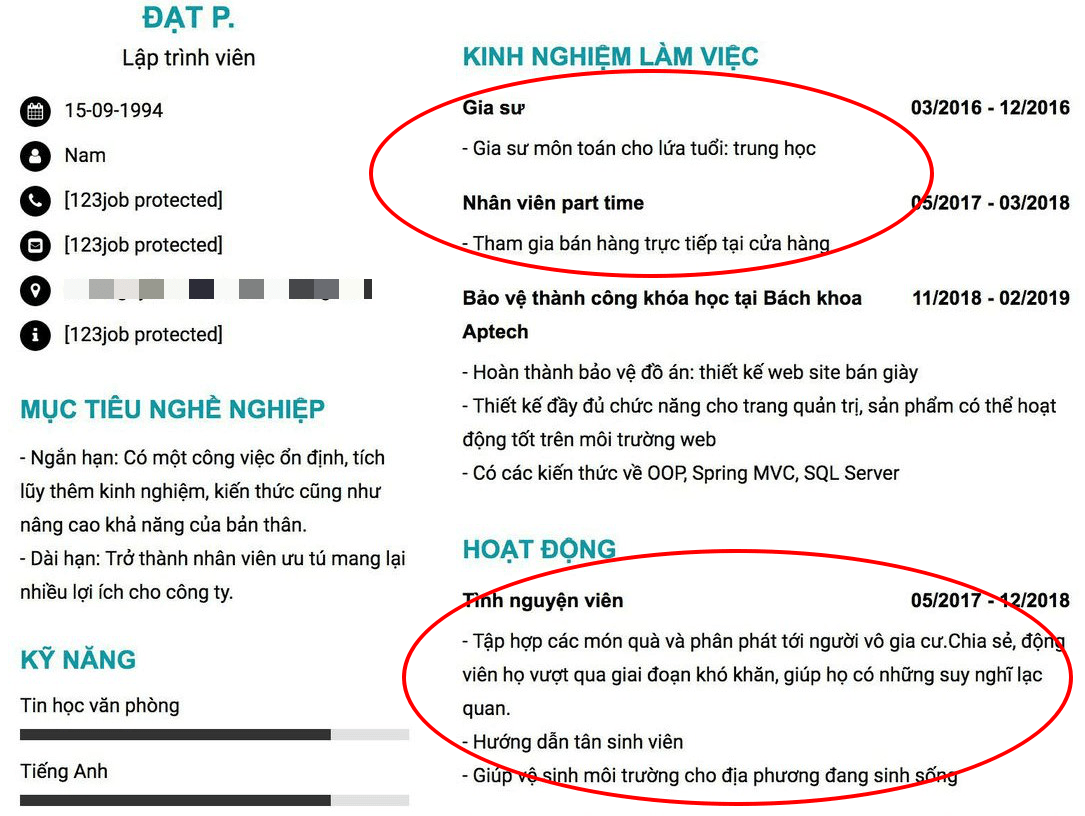Tránh những lỗi thường gặp khi viết CV. Ảnh: Internet