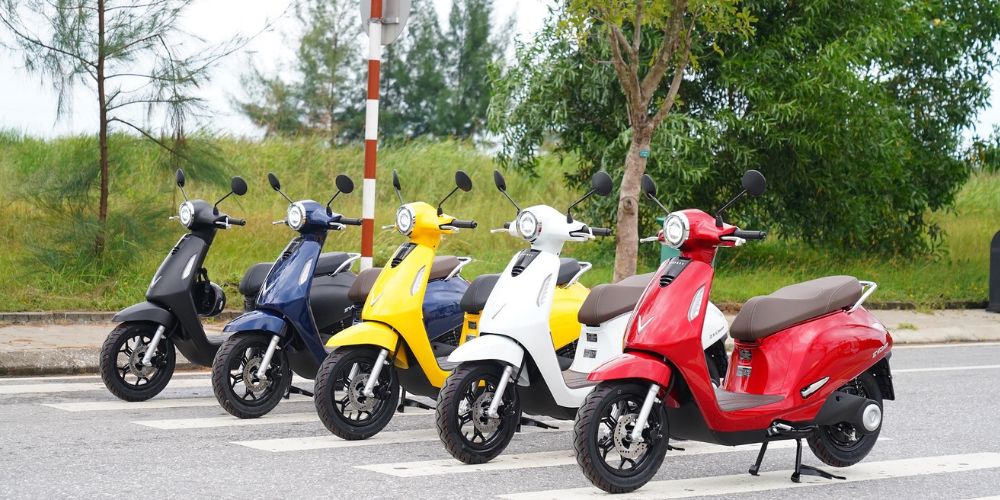 Xe máy điện tại thị trường Việt Nam. Ảnh: Internet