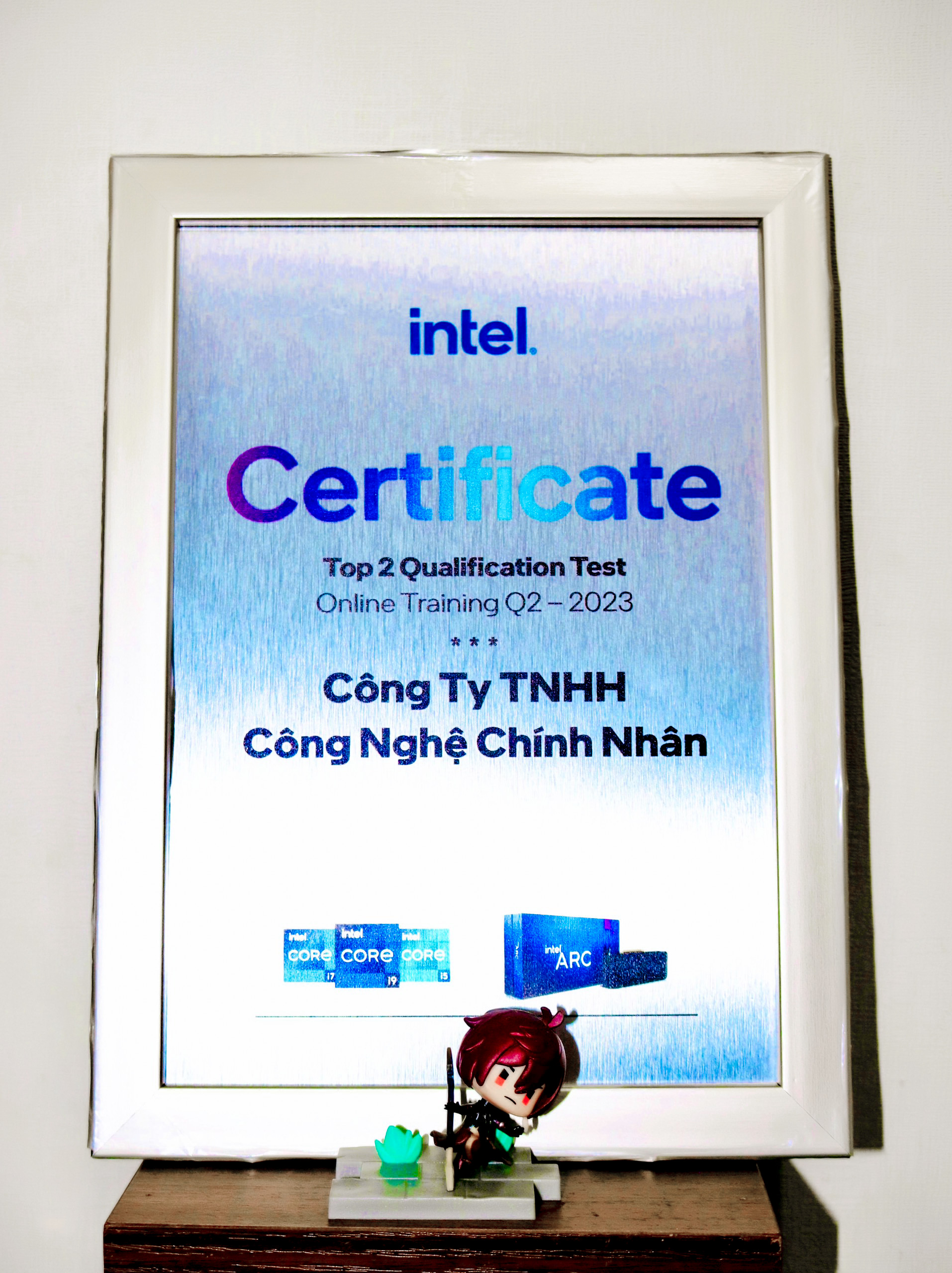 Chứng nhận Intel 2023