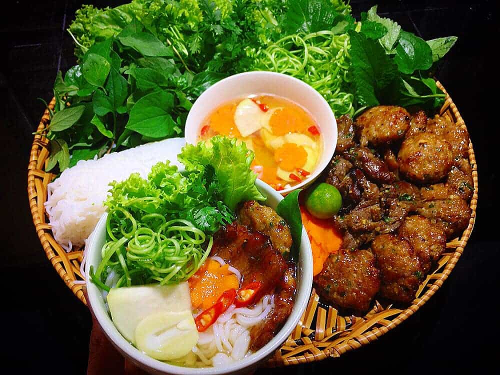  Bún chả Hà Nội. Ảnh: Internet