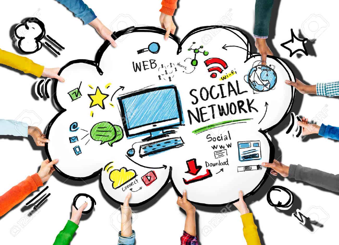 Mạng xã hội đem lại nhiều lợi ích nhưng cũng đem lại nhiều tác hại. Ảnh: Internet