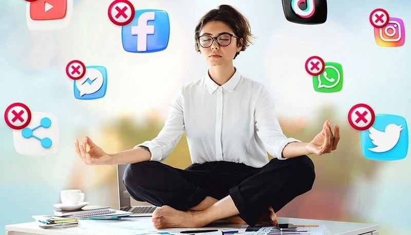 Kiểm soát thói quen, tái thiết lập sự cân bằng giữa đời sống online và offline. Ảnh: Internet