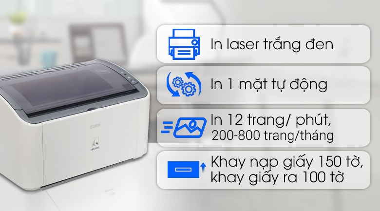 Máy in laser đơn năng LaserJet Canon LBP2900