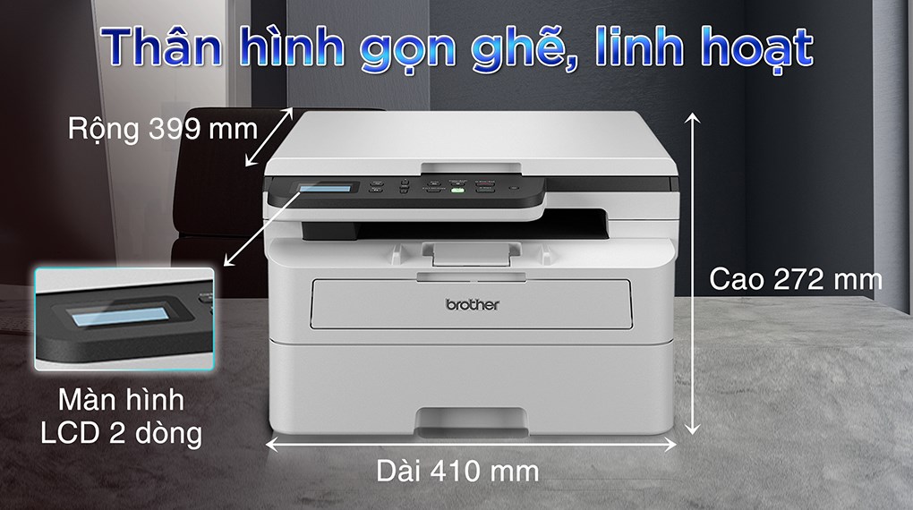 Máy in laser đa năng Brother DCP-B7620DW Toner Box in 2 mặt tự động