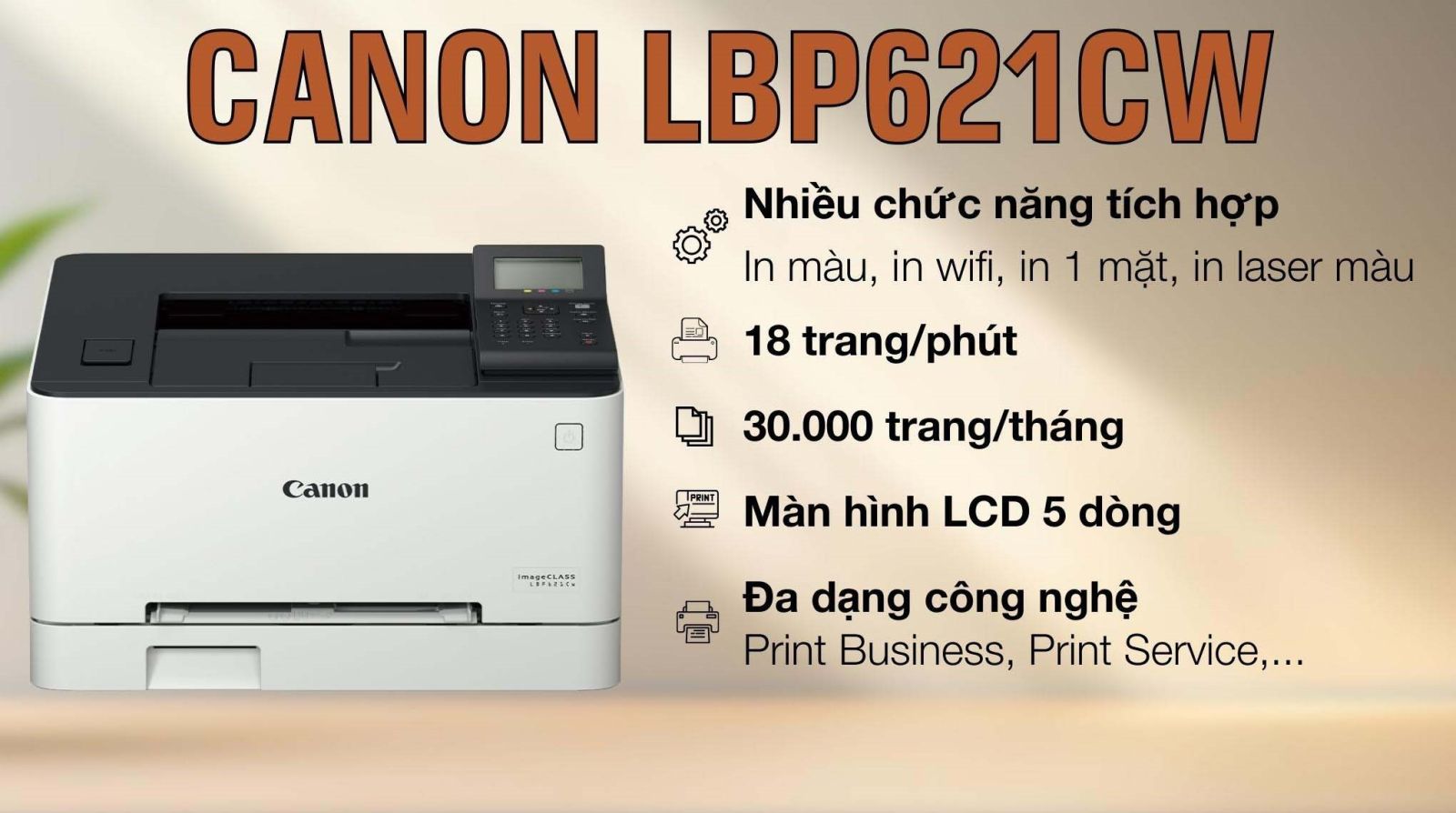 MÁY IN CANON LBP621CW