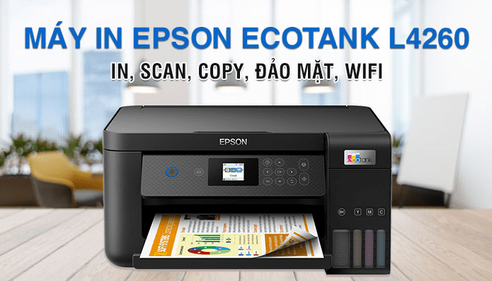 Máy in phun Epson EcoTank L4260 A4 Wi-Fi Duplex