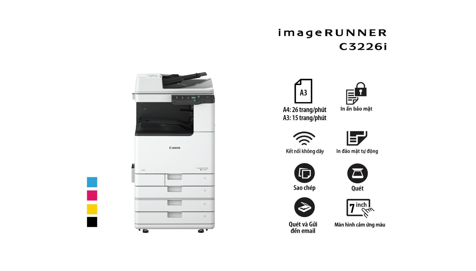 Máy photocopy Canon IR C3226I